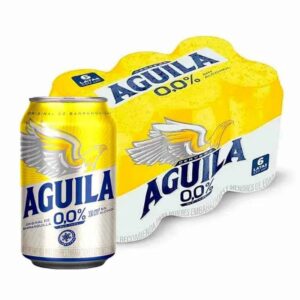 CERVEZA AGUILA 0,0, LATA