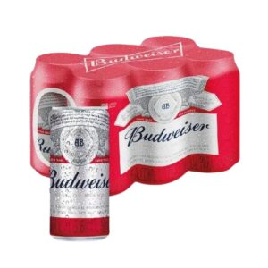 CERVEZA BUDWEISER LATA O BOT x 24