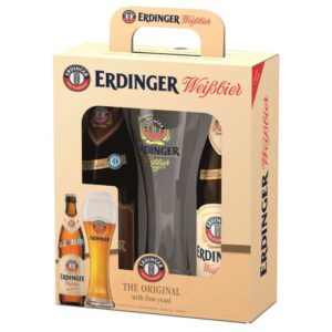 CERVEZA ERDINGER ESTUCHE + VASO
