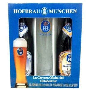 CERVEZA HOFBRAU ESTUCHE + VASO