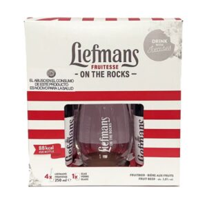 CERVEZA LIEFMANS EST X 4 + VASO