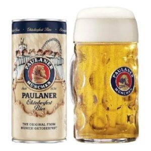 CERVEZA PAULANER LITRO + JARRO