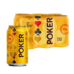 CERVEZA POKER LATA 330