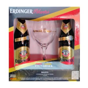 CERVEZA ERDINGER PIKANTUS EST 2 CERV + COPA