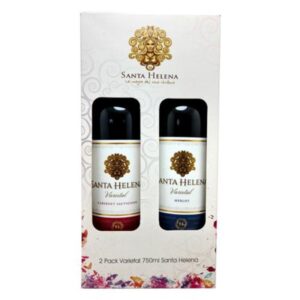 VINO SANTA HELENA ESTUCHE X 2 + SET CAFE