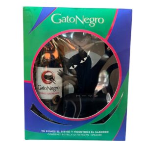 VINO GATO NEGRO BOTELLA + SPEAKER