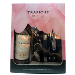 VINO TRAPICHE RESERVA + SET DE VINO